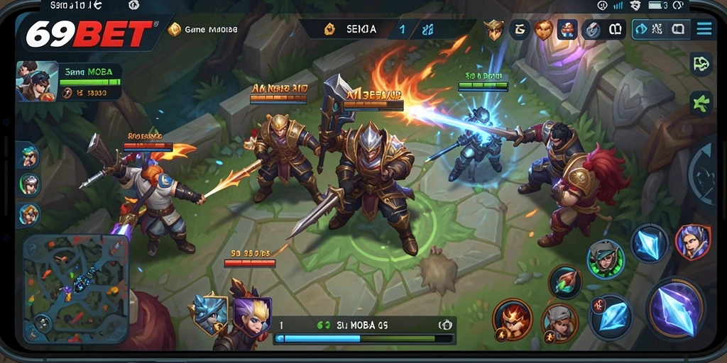 Gameplay seru di arena 69BET dengan karakter yang dinamis.