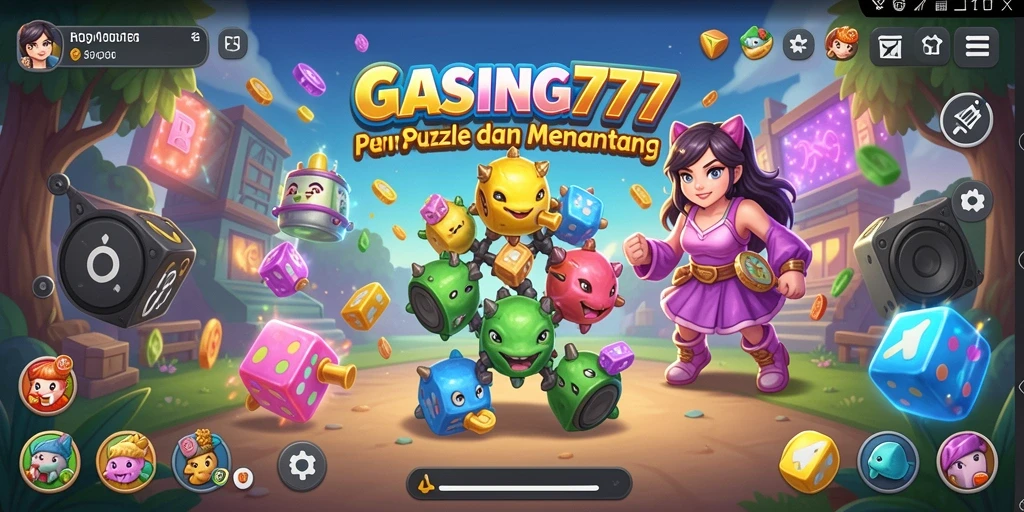 Tampilan gameplay GASING777 yang mendebarkan dan penuh warna.