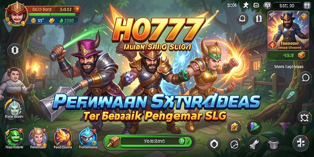 Tangkapan layar gameplay HO777 menunjukkan aksi pertempuran SLG yang mendebarkan.