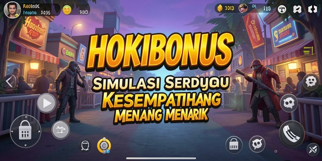 Tangkapan layar permainan HOKIBONUS yang menunjukkan aksi gameplay simulasinya.