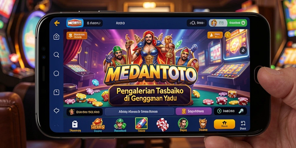Tampilan menarik dari gameplay MEDANTOTO yang menampilkan suasana kasino.