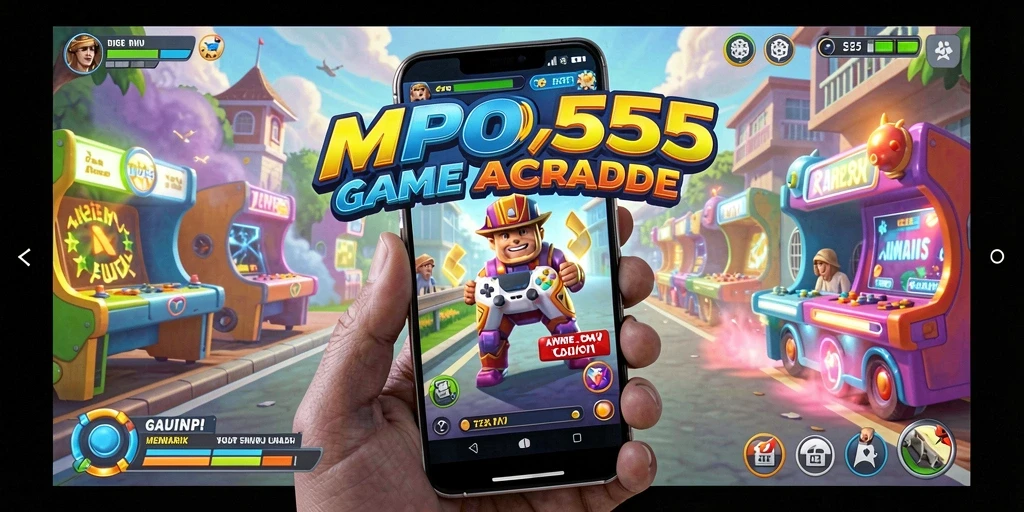 Gameplay seru MPO555 dengan tantangan Arcade yang menghibur.