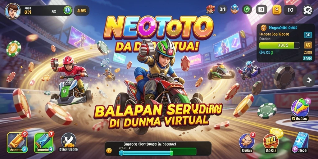 Tampilan seru dari gameplay NEOTOTO yang menegangkan.