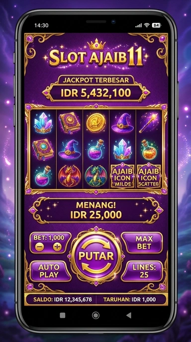 Tampilan antarmuka 'ajaib11' yang responsif dan mudah dipahami.